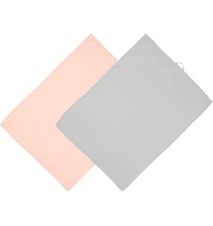 Strofinacci da cucina rosa/grigio pacco da 2 - 70x50 cm