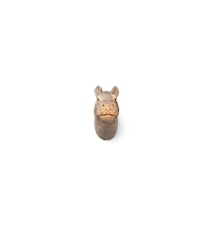 Animal Hand-carved Hook – Hippo