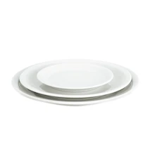 Bourges tallrik flat vit, Ø 27 cm