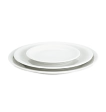 Assiette plate Bourges blanc Ø 27 cm