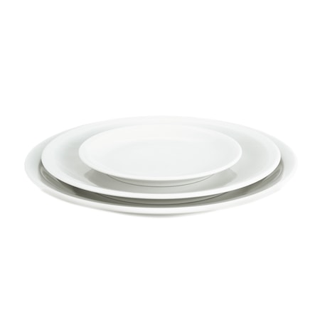 Assiette plate Bourges blanc Ø 27 cm
