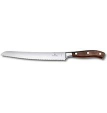 Grand Mâitre Brödkniv Tandad Smidd med Trähandtag 23 cm