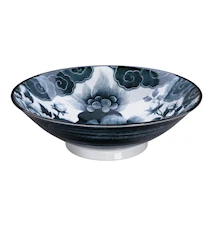 Lion Peony Menbachi Skål Black 25.2x7.7 cm