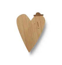 Heart Lamp Oiled Oak