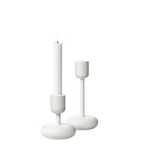 Nappula Candle Holder 107+183 mm White 2-pack