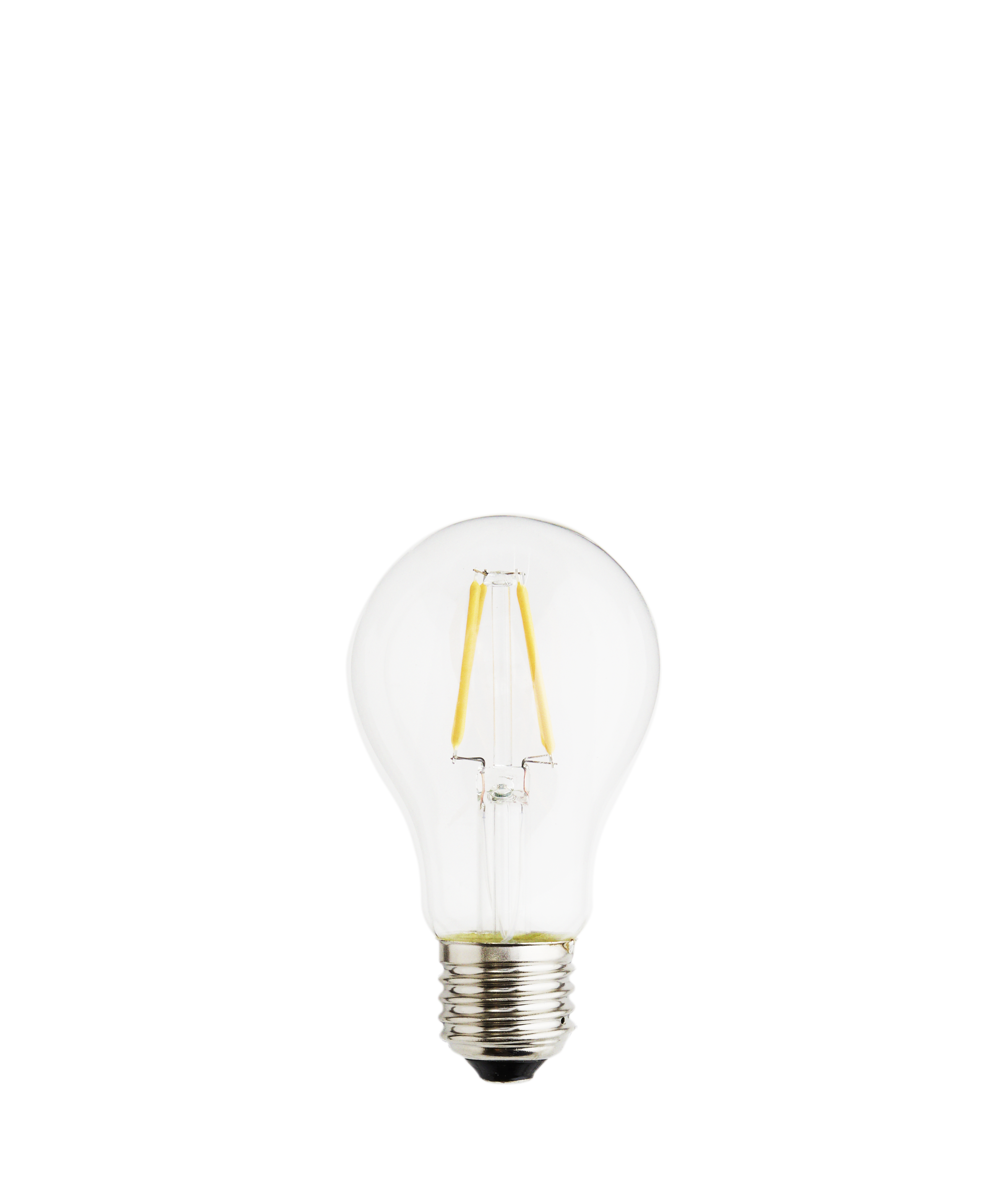 Ampoule LED E27 4W Ø 6 cm argent