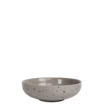Ditte Serveringsskål Ø21x7 cm Stengods Grå/Svart