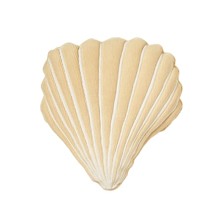 Kudde Seashell Bomull Gul