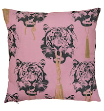 Coco Tiger rosa kudde - 2-pack, 60x60