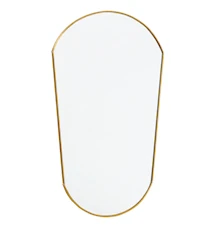 Oval Mirror 51x34 cm Gold