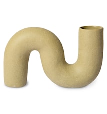 HK objects: Ceramic vridd vase, matt oliven