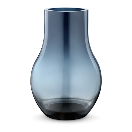 Georg Jensen Cafu Vas 30cm Blå Glas