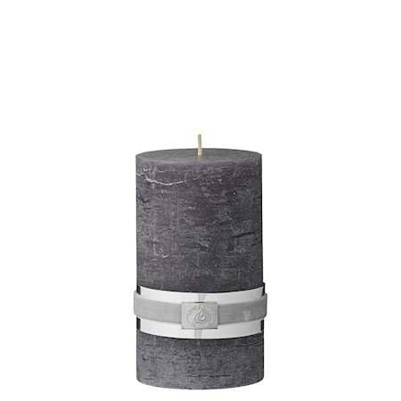 Pillar Candle Rustic 12,5 cm Grey