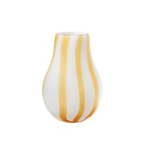 Ada Stripe Vase 22,5 cm Fleece Yellow