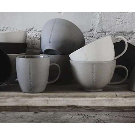 Mug stoneware "I det enkla" grey