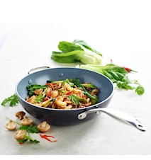 Venice Pro Non-Stick Wokpanna 30 cm Grå