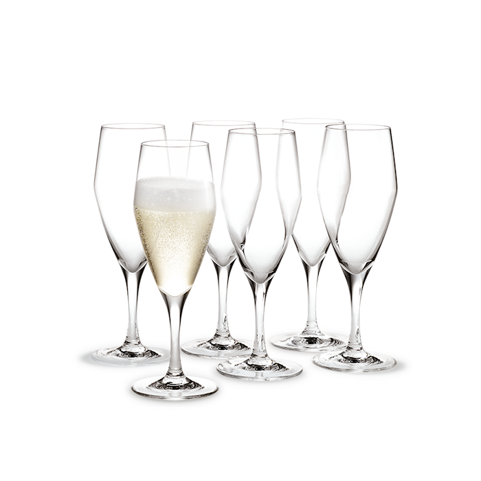 Perfection Champagneglass klar 23 cl 6 stk.