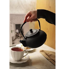 Teekanne Gusseisen 1,5 L Schwarz