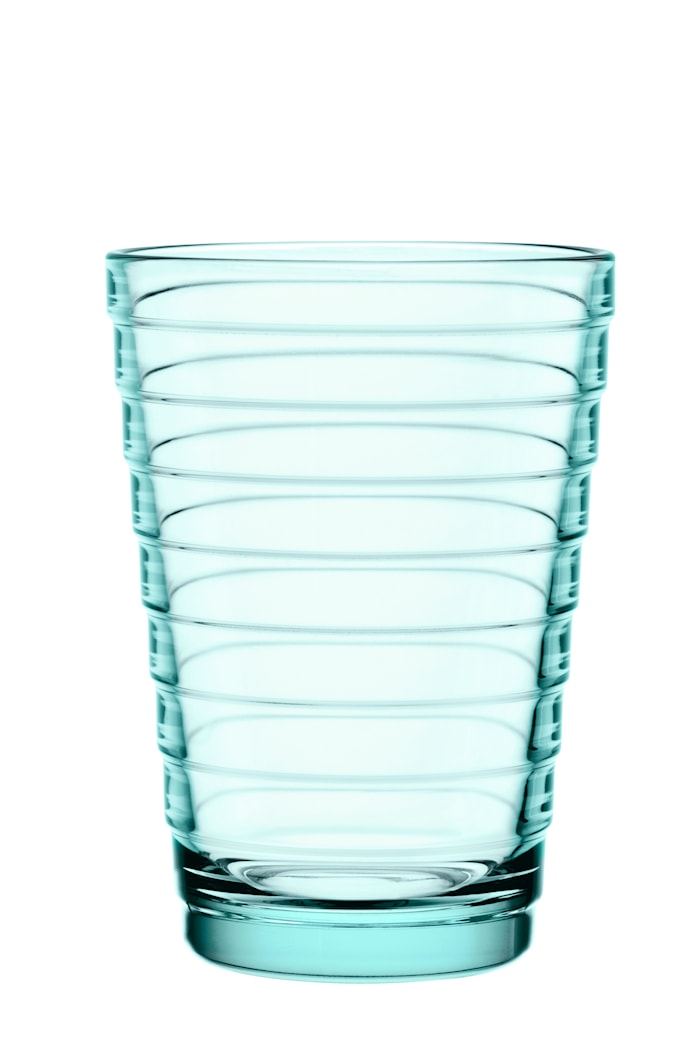 Aino Aalto glass 33 cl vanngrønn 2-pakk
