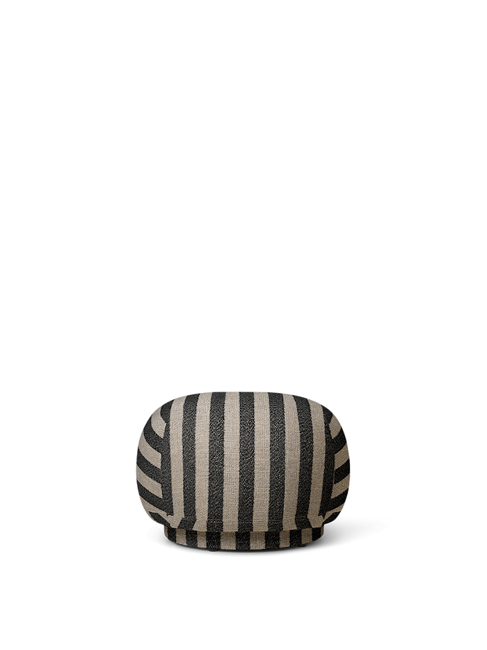 Rico Puff Ø60x41 cm Louisiana Sand/Svart