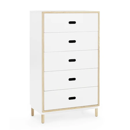 Kabino 5 drawers byrå – Grå