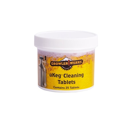 uKeg cleaning tablets (jar of 25)