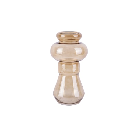 Morgana Vase Glas Medium Beige