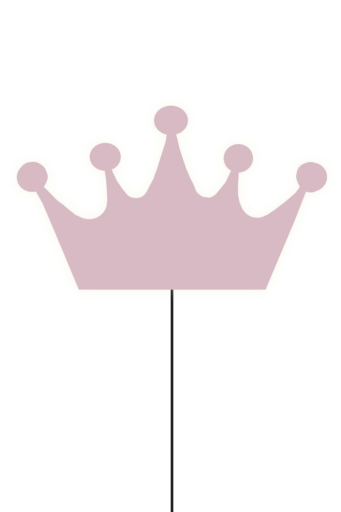 Crown Vägglampa Rosa