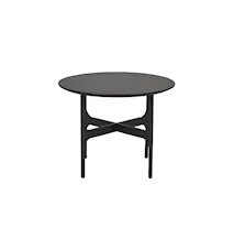Colton Soffbord Runt Ø55 cm Ask/Metall Svart