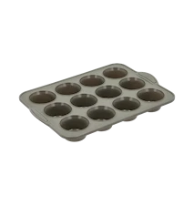 Pecan muffinsform til 12 stk. 33 x 24 cm metall Forest green