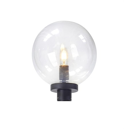 Sphere Lampehoved til 107122 Black/Clear