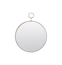 The Loop Mirror 32 cm Ø Brass