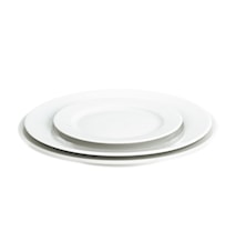 Sancerre bord flat wit, Ø 26 cm
