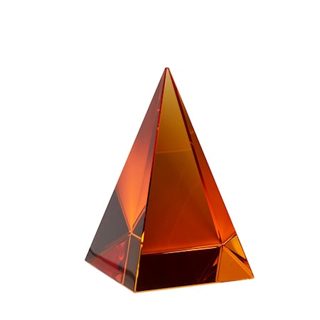 Glaspyramide Orange