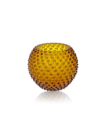 Hobnail Globe Maljakko 18 cm Amber