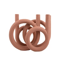 Rings Lysestake Polyresin Oransje