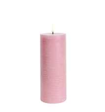Pillar LED-Pöytäkynttilä 7,8 x 20 cm Vaaleanpunainen