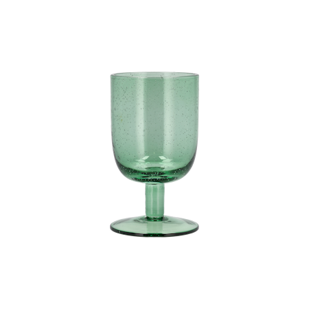 Valencia Vattenglas på fot 37 cl Grön