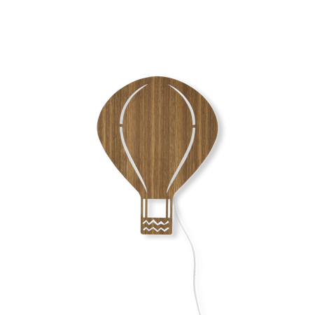 Air Balloon Lamp - Smoked Oak