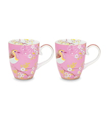 Early Bird 2 stk kopper Large Rosa 350 ml