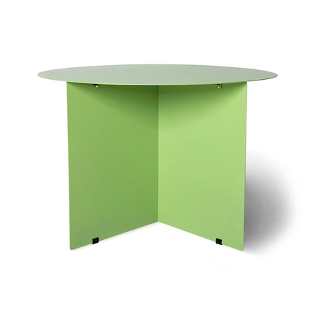 Bord Rundt Metall Fern green