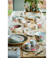 Plate Blushing Birds Khaki 21 cm