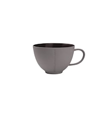 Teacup stoneware quote 'I det enkla' dark gray