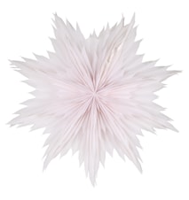 Oslo estrella de Navidad blanco 80 cm