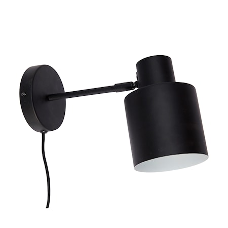 Vegglampe 29x12xh17 cm – Svart