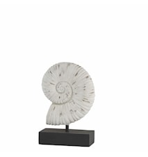 Serafina shell H24 cm Vit/Svart