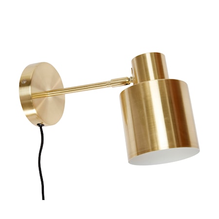 Væglampe 29x12xh17 cm – Messing