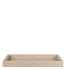 Marble Dekorationsbricka  16x31 cm Sand