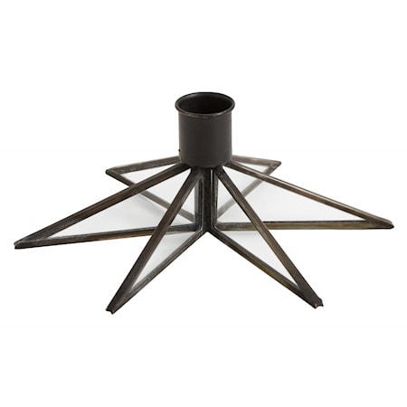 Ljusstake Star Black Small