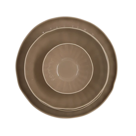 Dainty Asjett 21 cm 4-pakk Beige
